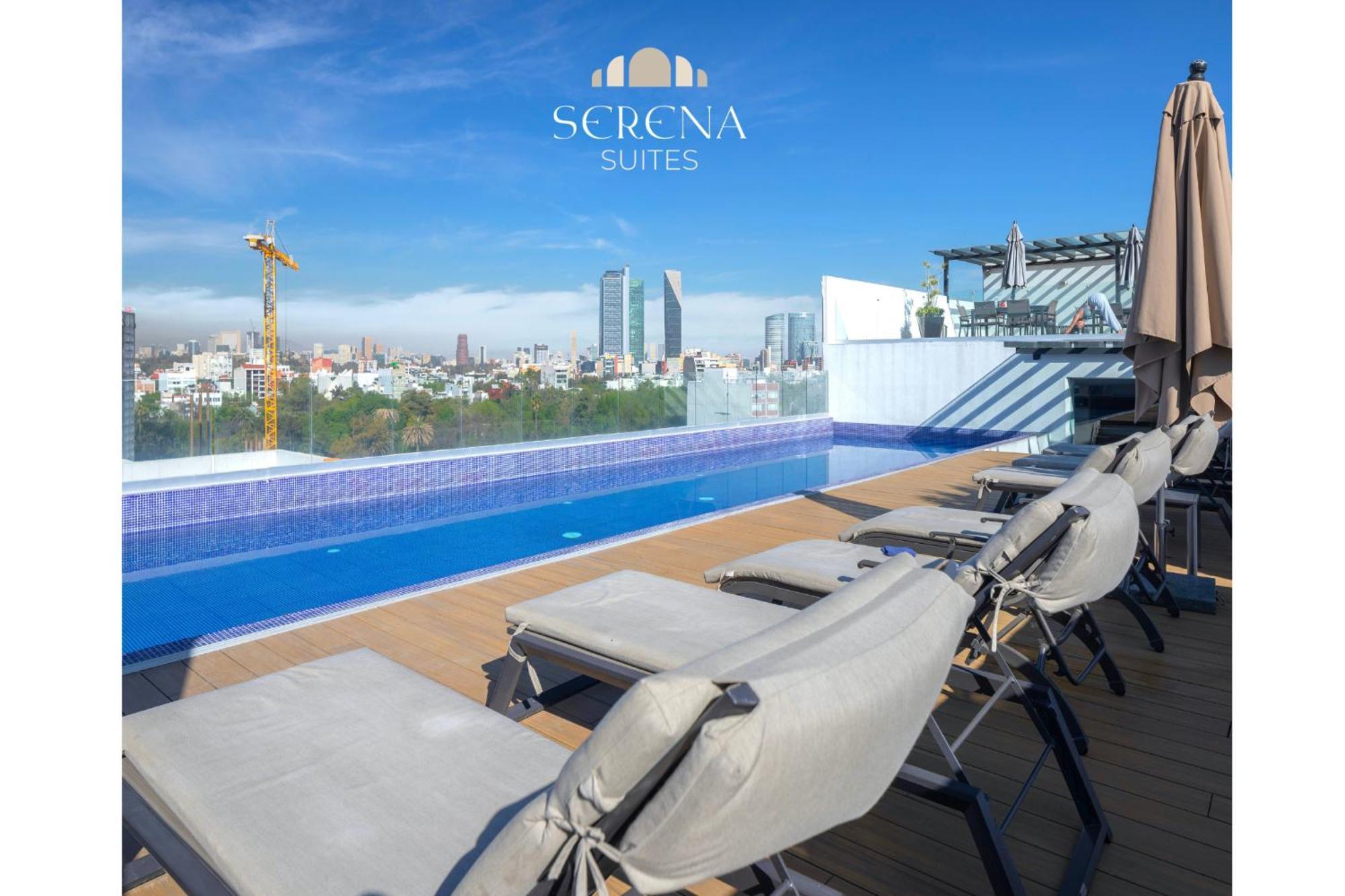 Stylish With Picturesque Rooftop Pool In Condesa Apartment Mexico City